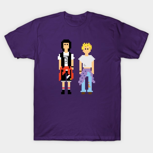 Excellent 1980 pixelated characters T-Shirt by monkeysoup